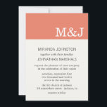 Invitaciones de matrimonio de fotos de monograma c<br><div class="desc">Una elegante y hermosa invitación a la boda,  perfecta para su día especial. Cambie o elimine la foto de atrás.</div>