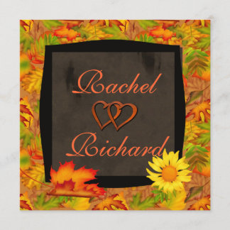 INVITACIONES DE MATRIMONIO DE Otoño