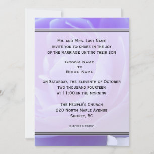 Invitaciones de matrimonio de padres de Groom