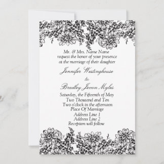 Invitaciones de matrimonio de plantillas