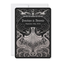 Invitaciones de matrimonio de Relieve metalizado p