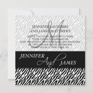 Invitaciones de matrimonio en monograma del patrón