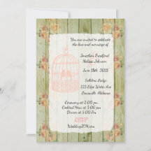 Invitaciones de matrimonio floral de Moda floral r
