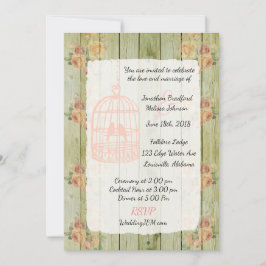 Invitaciones de matrimonio floral de Moda floral r