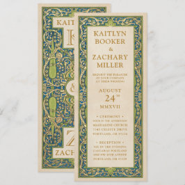 Invitaciones de matrimonio| Jardín iluminado