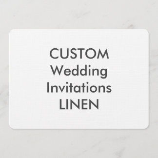 Invitaciones de matrimonio LINEN 100lb 7" x 5"