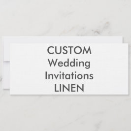 Invitaciones de matrimonio LINEN 100lb 9,25" x 4"