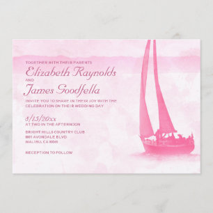 Invitaciones de matrimonio para barcos extravagant