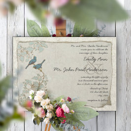 Invitaciones de matrimonio para damasquinados de a