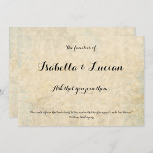 Invitaciones de matrimonio para la impresión de pe