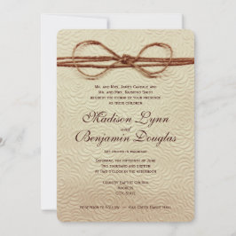 Invitaciones de matrimonio rústico vintage