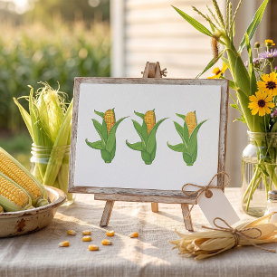 Invitaciones de Mazorcas de Maíz