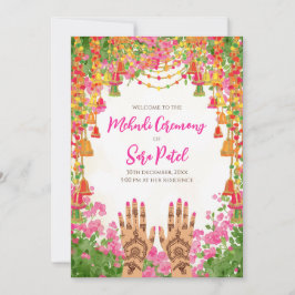 invitaciones de Mehndi y invitaciones de Mehndi bo