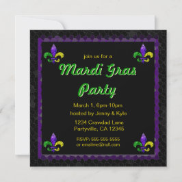 Invitaciones de Mosaic Fleur-de-lis
