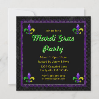 Invitaciones de Mosaic Fleur-de-lis