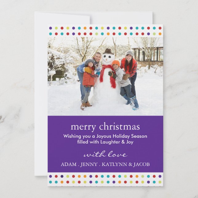Invitaciones de Navidad alegres y divertidas Tarje (Anverso)