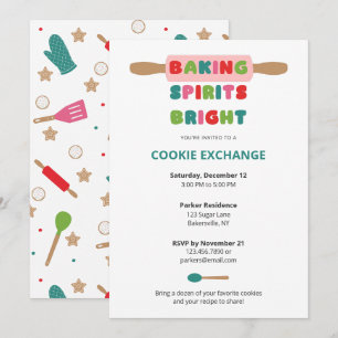 Invitaciones de Navidad para Intercambio de Gallet