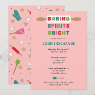 Invitaciones de Navidad para Intercambio de Gallet