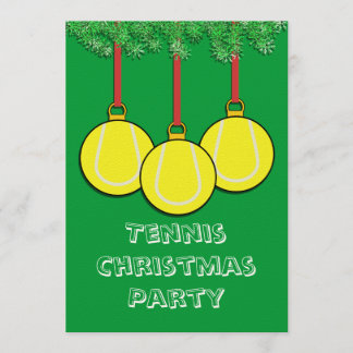 Invitaciones de Navidades al tenis