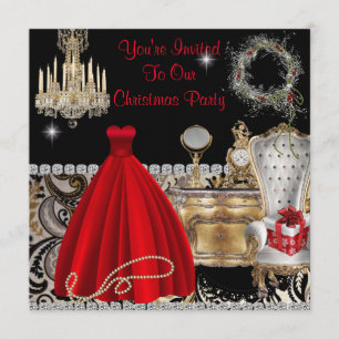 INVITACIONES DE NAVIDADES DE GLAMOR DE VENTAJA