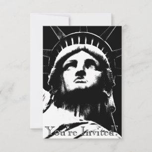 Invitaciones de Nueva York Personalizadas RSVP de 