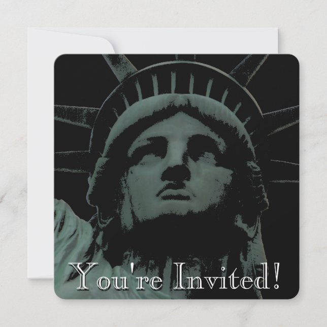 Invitaciones de Nueva York Personalizadas RSVP de  (Anverso)