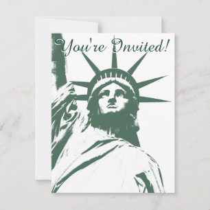 Invitaciones de Nueva York Personalizadas RSVP de 