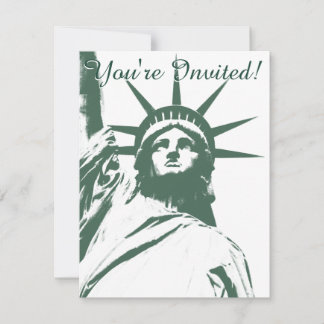 Invitaciones de Nueva York Personalizadas RSVP de