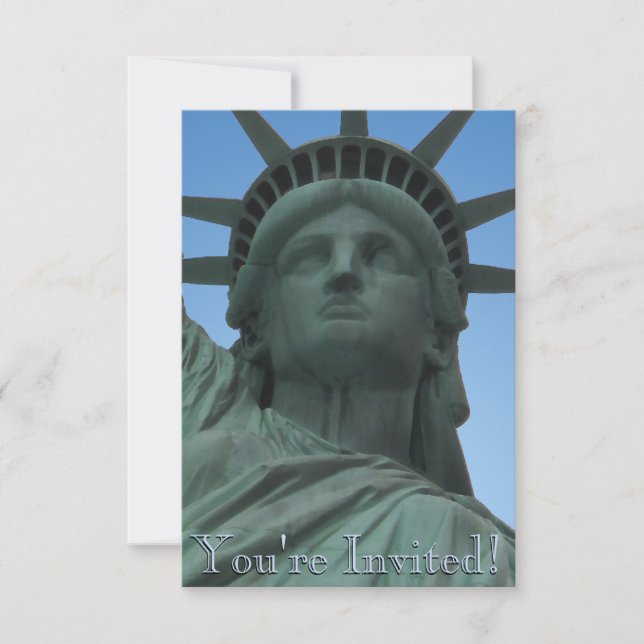 Invitaciones de Nueva York Personalizadas RSVP de  (Anverso)