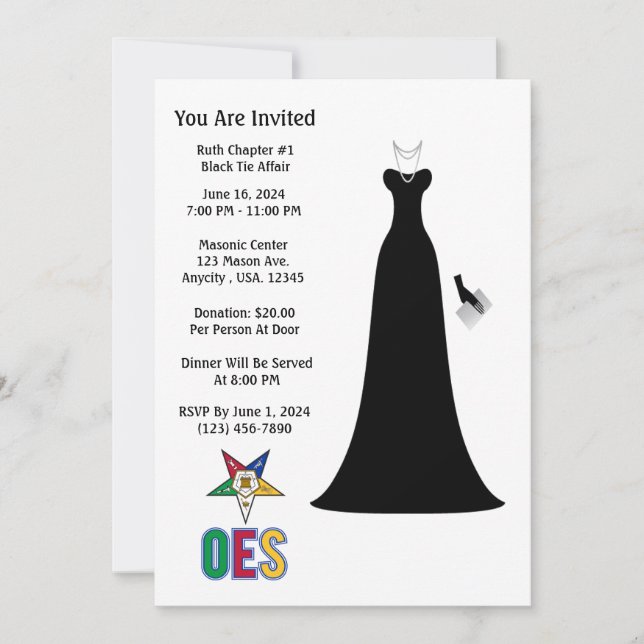 Invitaciones de OES (Anverso)