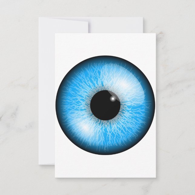 Invitaciones de ojos azules (Anverso)