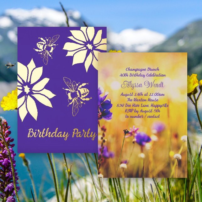 Invitaciones de papel de aluminio para fiesta de c (Subido por el creador)