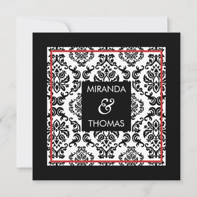 INVITACIONES DE PARTICIPACIÓN :: colores del damas (Anverso)