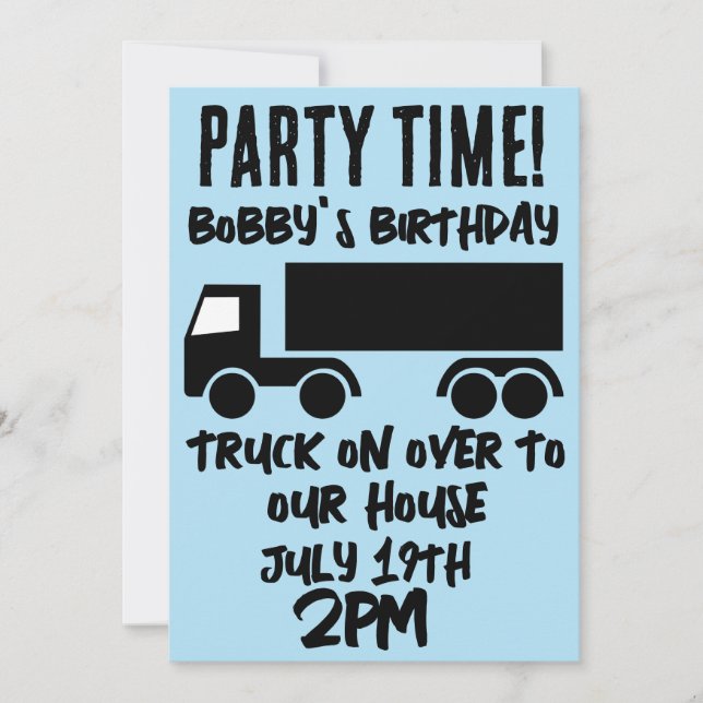 INVITACIONES DE PARTIDA DE CUMPLEAÑOS DE NIÑOS SEM (Anverso)