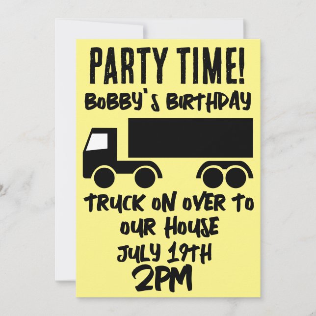 INVITACIONES DE PARTIDA DE CUMPLEAÑOS DE NIÑOS SEM (Anverso)