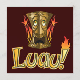 Invitaciones de partido Luau 3