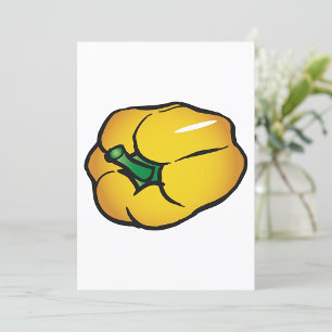 Invitaciones de Pepper Amarillo