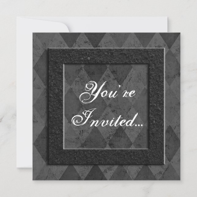 Invitaciones de Personalizado a la cena o a la fie (Anverso)