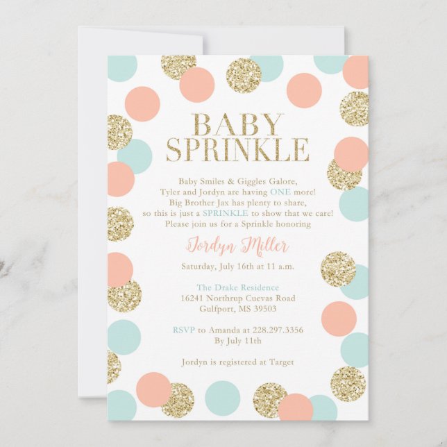 Invitaciones de Personalizado para Amanda (Anverso)
