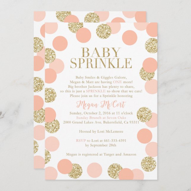 Invitaciones de Personalizado para Megan (Anverso / Reverso)