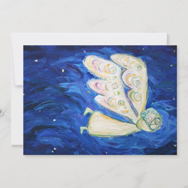 Invitaciones de Personalizados de arte de Baby Gua (Anverso)