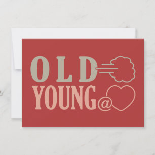 Invitaciones de personalizados de Old Fart