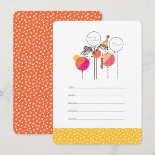 Invitaciones de personas Fiestas de 4,5" x 6,25"