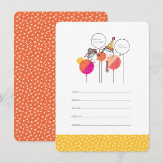 Invitaciones de personas Fiestas de 4,5" x 6,25"