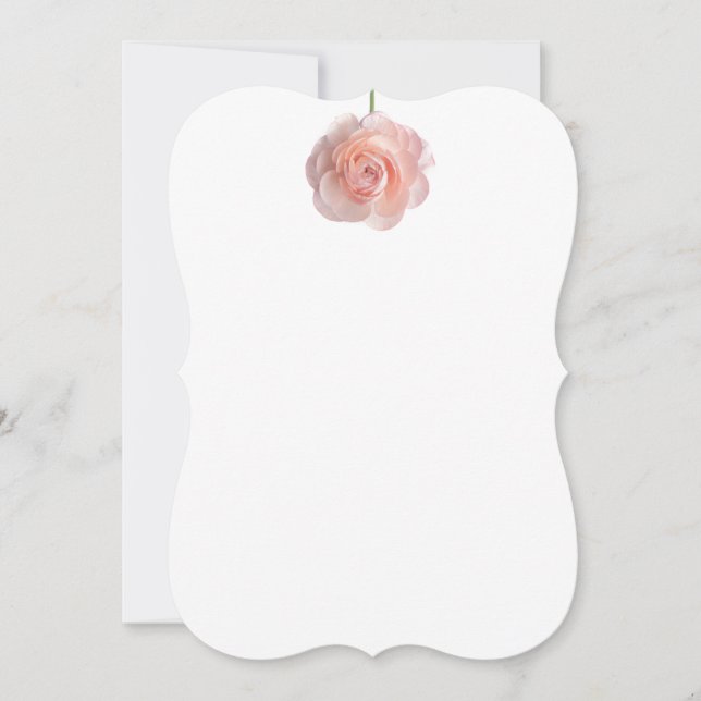Invitaciones de Petales de Flor (Anverso)
