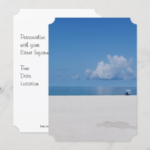 Invitaciones de Playa de Arena Blanca
