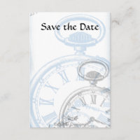 Invitaciones de Pocketwatch de tiempo de tiempo