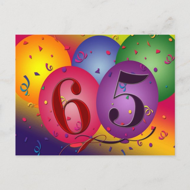 Invitaciones de postales de la fiesta de cumpleaño (Anverso)