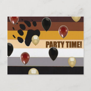 Invitaciones de postales del Orgullo del Oso