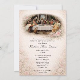 Invitaciones de Primera Comunión de Jesús Católico